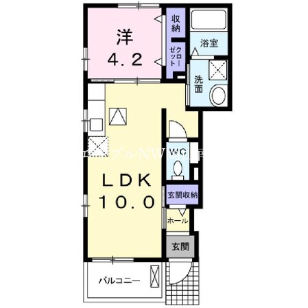 備前田井駅 徒歩7分 1階の物件間取画像